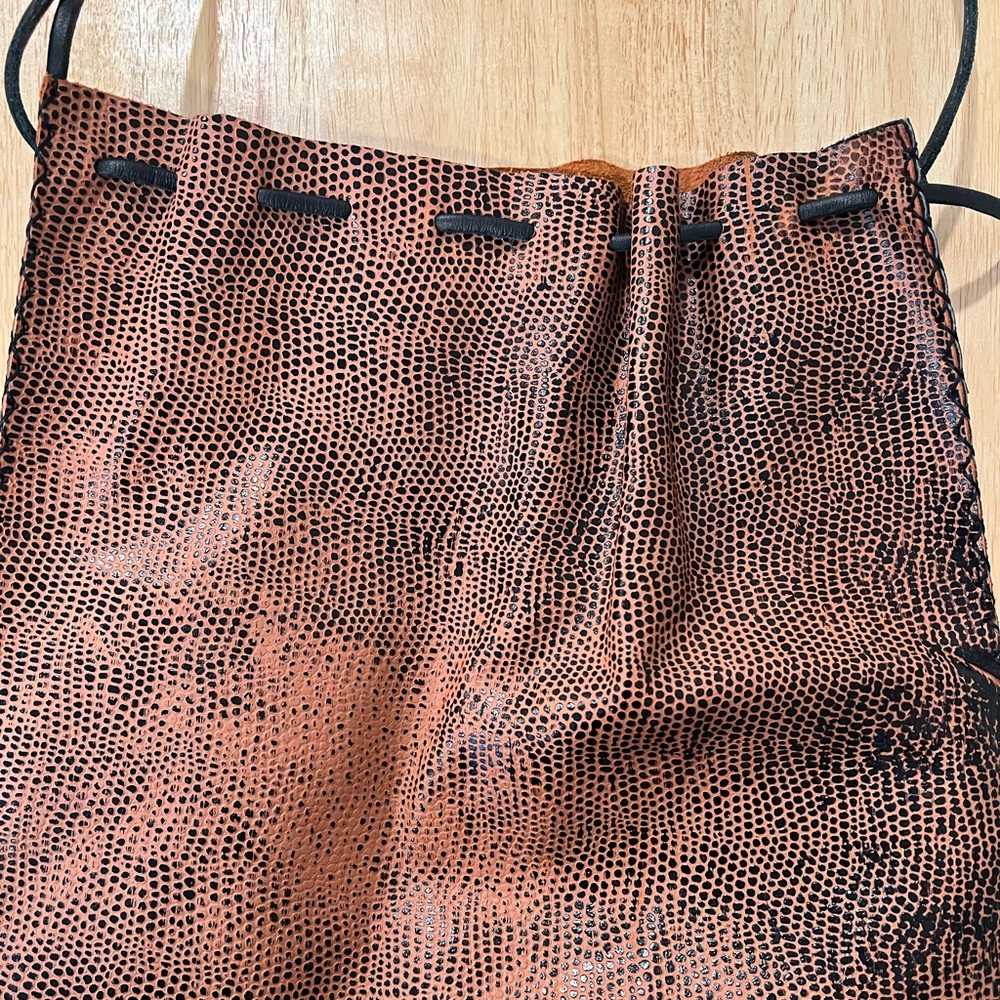 Textured Drawstring Bag - Picture 6 of 9